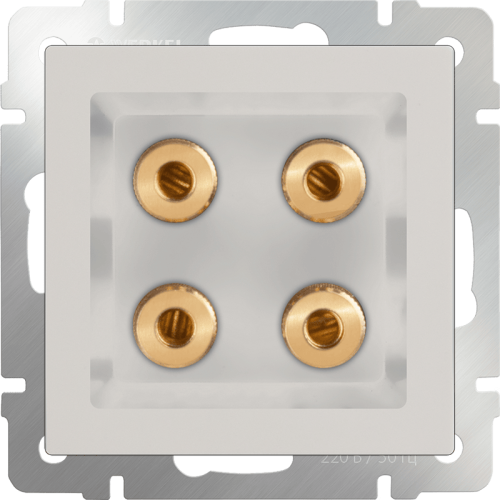 WL03-AUDIOx4 ivory Акустическая розетка (слоновая кость) Antik Werkel a030808 a051468