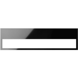 Рамка Simon 100 Черный глянцевый, 4 поста, 10001640-138