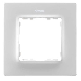 Рамка на 1 пост белый матовый  Simon 82 Concept 8200617-090