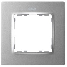 Рамка на 1 пост холодный алюминий Simon 82 Concept 8200617-093 Рамка на 1 пост холодный алюминий Simon 82 Concept 8200617-093