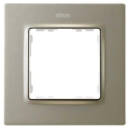 Рамка на 1 пост  матовый шампань Simon 82 Concept 8200617-094