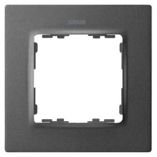 Рамка на 1 пост матовый титан Simon 82 Concept 8200617-096 Рамка на 1 пост матовый титан Simon 82 Concept 8200617-096