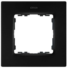 Рамка на 1 пост черный матовый Simon 82 Concept 8200617-098 Рамка на 1 пост черный матовый Simon 82 Concept 8200617-098