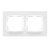 Рамка на 2 поста белый матовый  Simon 82 Concept 8200627-090