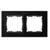 Рамка на 2 поста черный матовый   Simon 82 Concept 8200627-098