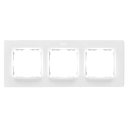 Рамка на 3 поста белый матовый  Simon 82 Concept 8200637-090