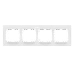 Рамка на 4 поста белый матовый  Simon 82 Concept 8200647-090