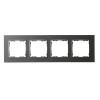 Рамка на 4 поста  матовый титан Simon 82 Concept 8200647-096