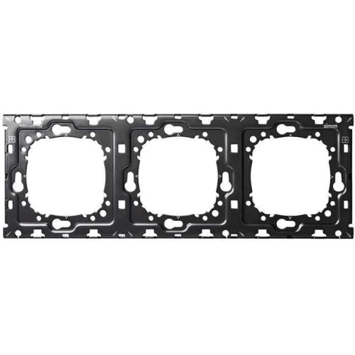 Суппорт металлический Simon 100, 3 поста, 10000930-039