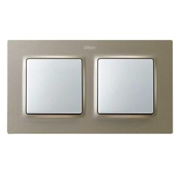 Рамка на 2 поста  матовый шампань Simon 82 Concept 8200627-094