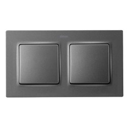 Рамка на 2 поста  матовый титан Simon 82 Concept 8200627-096