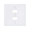 Накладка для зарядного устройства 2хUSB белый матовый Simon 100, 10001096-230