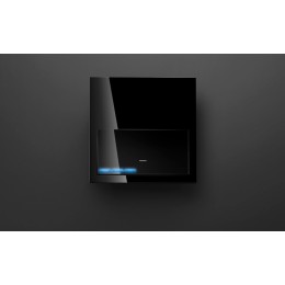 Рамка вертикальная Simon 100 Черный глянцевый, 2 поста/2 модуля, 10002620-138