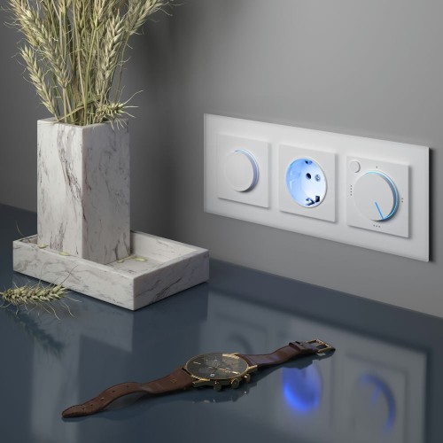 W1142101 Диммер с подсветкой (белый) Antik Werkel a051137