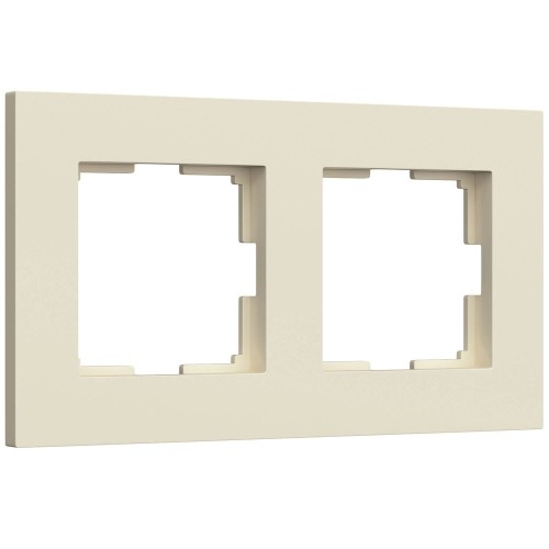 Рамка на 2 поста Slab (айвори матовый) Werkel a062806 W0022962