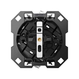 Розетка без заземления со шторками 2Р 16A 250В~ с системой безвинтового подключения 1Click® Simon 100, 10000431-039