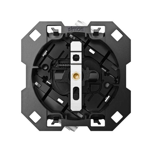 Розетка без заземления со шторками 2Р 16A 250В~ с системой безвинтового подключения 1Click® Simon 100, 10000431-039