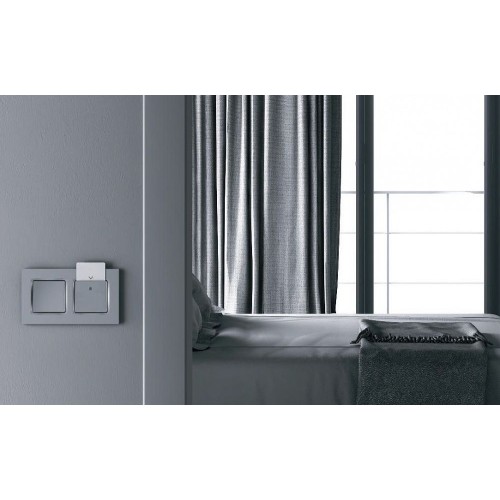 82010-93 Клавиша для одноклавишного выключателя, S82 Detail, алюминий Simon