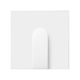 Накладка вывода кабеля широкая белый матовый Simon 100, 10002051-230