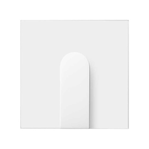 Накладка вывода кабеля широкая белый матовый Simon 100, 10002051-230