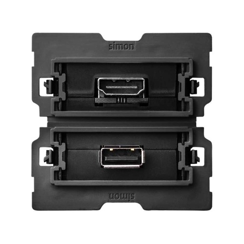 Розетка HDMI v1.4 + USB 2.0 Simon 100, 10000563-039