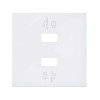 Накладка для 2-х зарядных устройств USB SC белый матовый Simon 100, 10001196-230