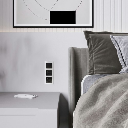 W1119048 Клавиша для выключателя перекрестного (черный акрил) Werkel a064049