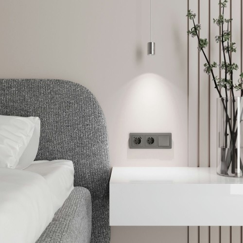 W1119044 Клавиша для выключателя перекрестного (графит акрил) Werkel a064098