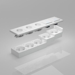 W8000001 Коробка для накладного монтажа (белый) Werkel a053525