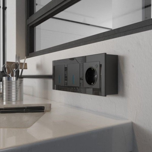 W8000008 Коробка для накладного монтажа (черный) Werkel a053528