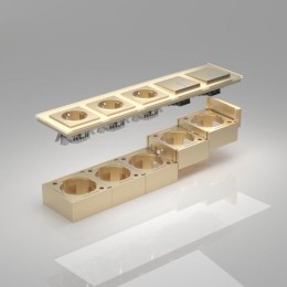 W8000011 Коробка для накладного монтажа (шампань) Werkel a053529