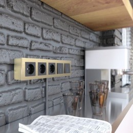 W8000011 Коробка для накладного монтажа (шампань) Werkel a053529