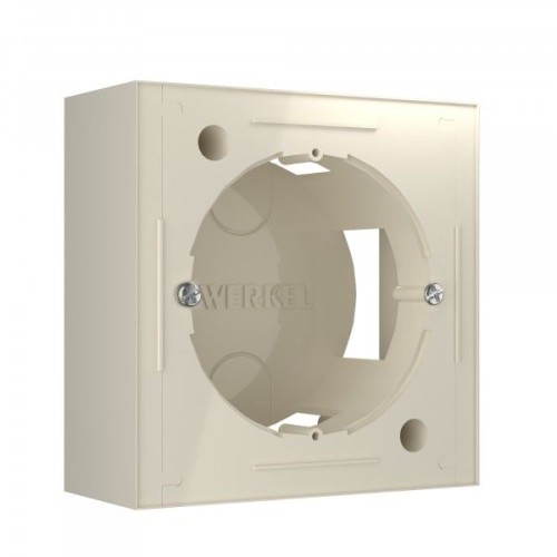 W8000003 Коробка для накладного монтажа (слоновая кость) Werkel a053526