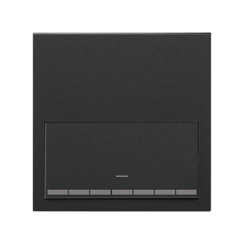 Кит на 1 пост, фронт: 1 рамка «минимум» + 1 клавиша светорегулятора черный матовый Simon 100, 10020113-238