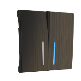 WL12-SW-2G-LED-CP Набор клавиш для выключателя двухклавишного с подсветкой (бронзовый) Antik Werkel a037209 a051067