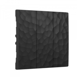 W1239008 Набор клавиш для выключателя трехклавишного (черный) Hammer Werkel a052063