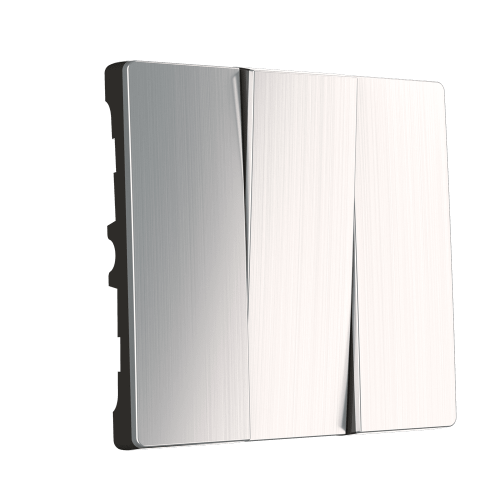 W1139002 Набор клавиш для выключателя трехклавишного (глянцевый никель) Antik Werkel a051078