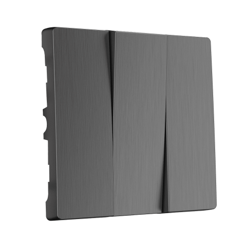 W1139004 Набор клавиш для выключателя трехклавишного (графит рифленый) Antik Werkel a050742