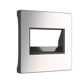 W1191102 Накладка для двойной розетки Еthernet RJ-45 (глянцевый никель) Antik Werkel a051084