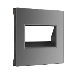 W1191164 Накладка для двойной розетки Еthernet RJ-45 (графит матовый) Werkel a063114
