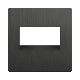 WL04-RJ45+RJ45-CP Накладка для двойной розетки Еthernet RJ-45 (графит рифленый) Antik Werkel a046603 a050741