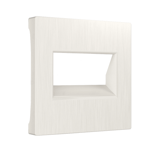 WL13-RJ45+RJ45-CP Накладка для двойной розетки Еthernet RJ-45 (перламутровый рифленый) Antik Werkel a040900 a051176