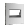 W1191165 Накладка для двойной розетки Еthernet RJ-45 (серебряный матовый) Werkel a063624