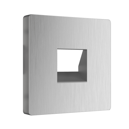 WL09-RJ-11-CP Накладка для RJ11 (серебряный рифленый) Antik Werkel a041448