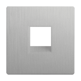 WL09-RJ-11-CP Накладка для RJ11 (серебряный рифленый) Antik Werkel a041448