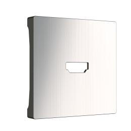 WL02-HDMI-CP Накладка для розетки HDMI (глянцевый никель) Antik Werkel a040418