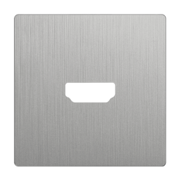 WL09-HDMI-CP Накладка для розетки HDMI (серебряный рифленый) Antik Werkel a041304