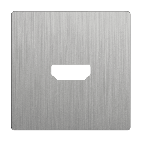 WL09-HDMI-CP Накладка для розетки HDMI (серебряный рифленый) Antik Werkel a041304