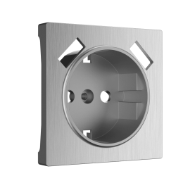 W1179509 Накладка  для розетки USB (cеребряный рифленый) Antik Werkel a051365