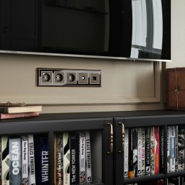 W1193012 Накладка для TV розетки оконечной (бронзовый) Werkel a051069